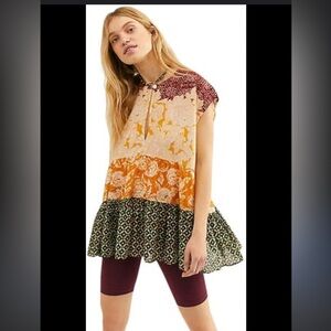 Free People Gotta Have have you Tiered Boho top